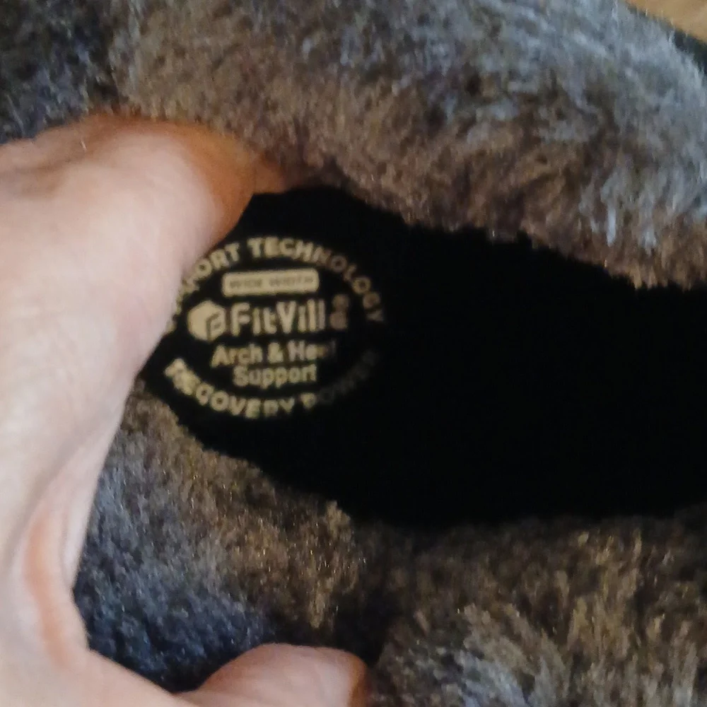 NWOT Women's FitVille Black Neuropathy Wide Feet Winter Boots. Size 9.5 - Picture 10 of 17